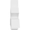 Ekena Millwork Redmond Architectural Grade PVC Gable Bracket, 72"W x 21"H x 6"D x 6"F, 7/12 Pitch GBP072X21X0606RED00 - alternate 5